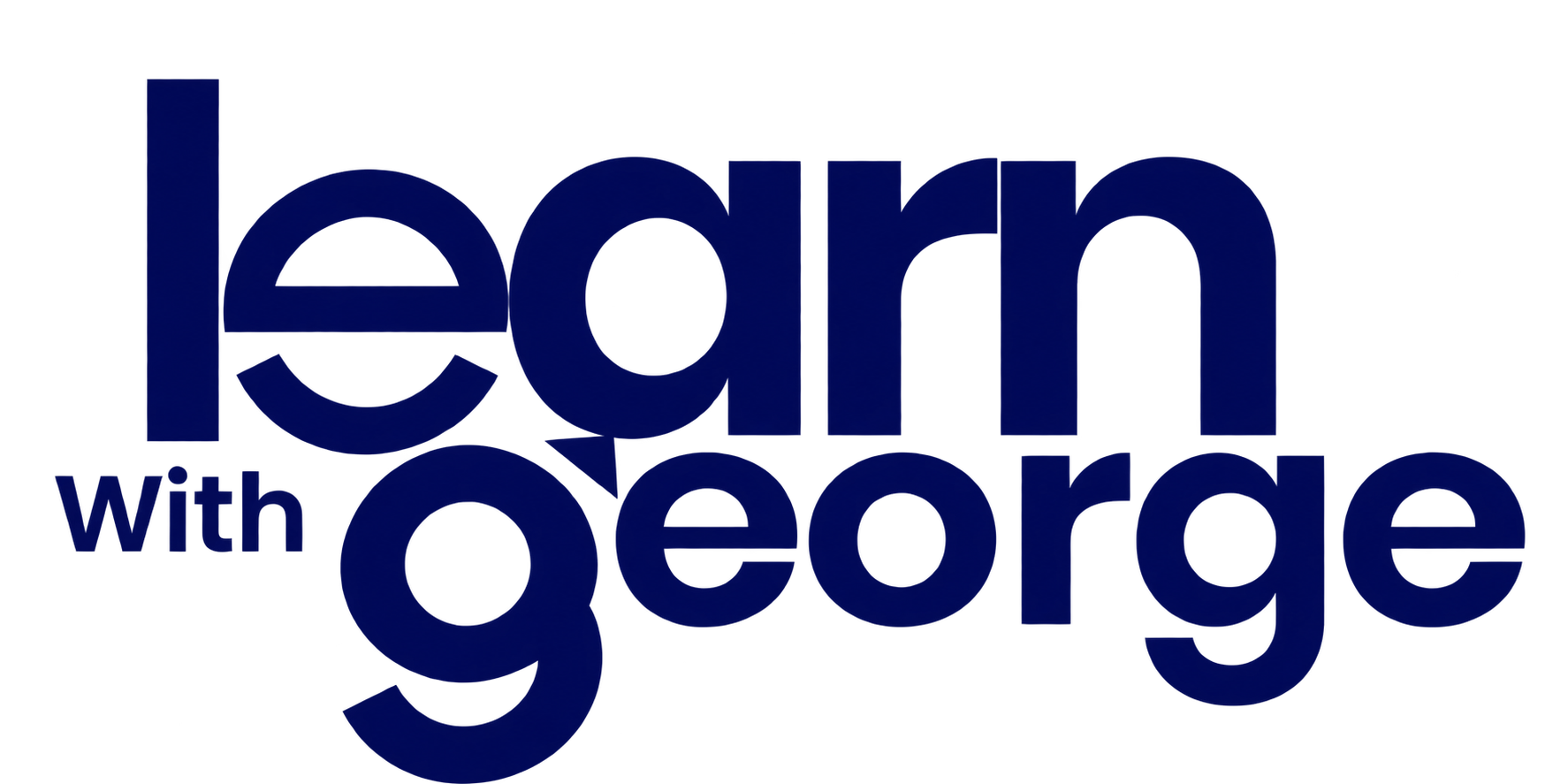 Learn with George logo